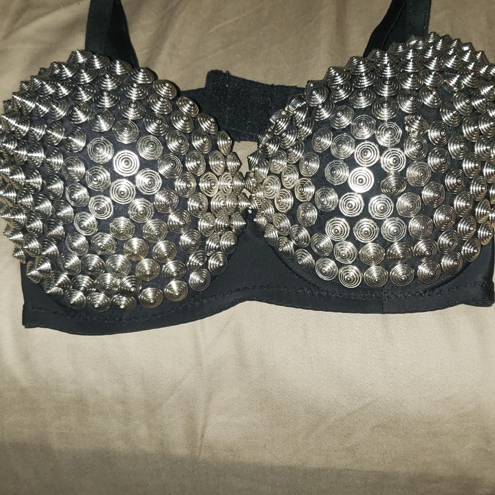 STUDDED BRA